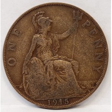 GREAT BRITAIN UK 1915 . ONE 1 PENNY